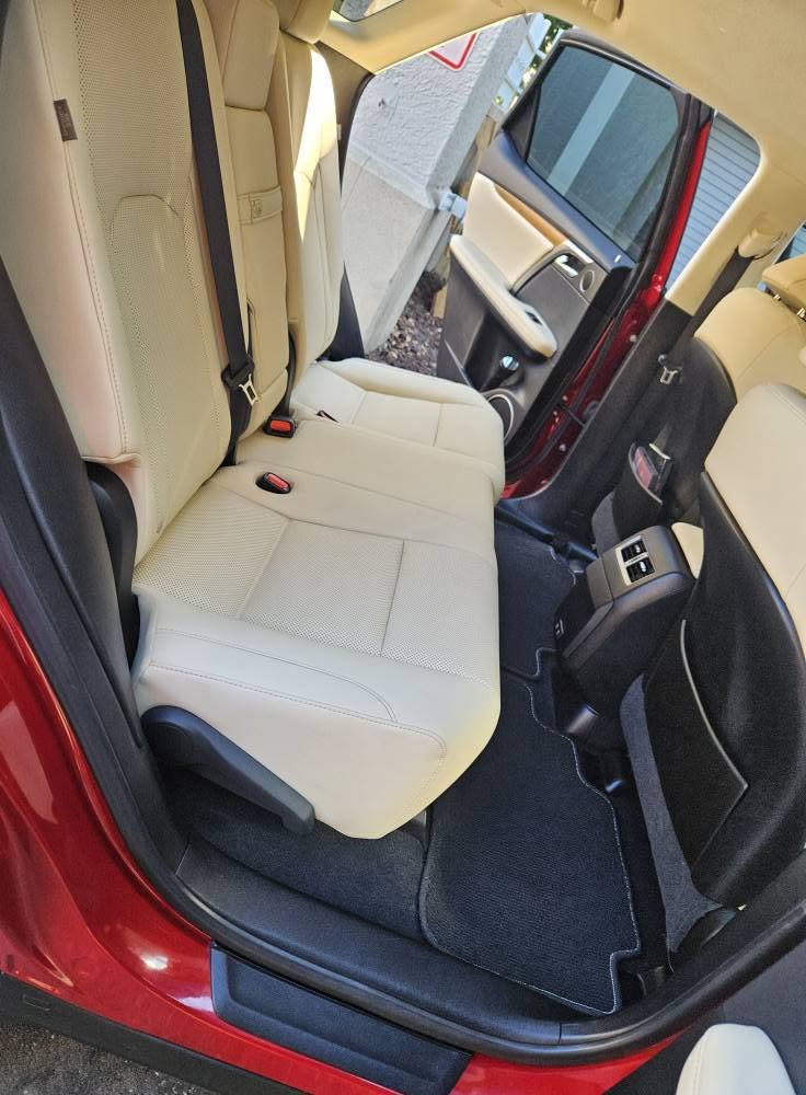 Lexus RX cream rear seats